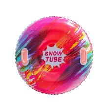 Tube à neige gonflable pliant avec poignées, Tube à neige en-UN