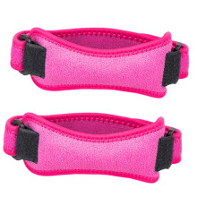 Elastic Patella Knee Brace with Silicone Paddings-Pink