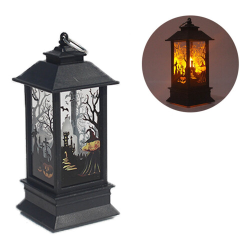 BiFandian Halloween LED Lantern, Portable Hanging Light