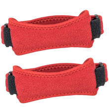 Silicone Cushioned Knee Support Strap for Basketball-Red