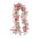Artificial Pink Pumpkin & White Maple Leaf Rattan Vine 1