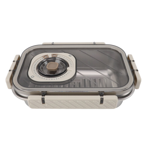 680 ml Edelstahl-Bento-Box Beige