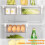 Pull-Out Fridge Drawer Organizer 14.2 x 9.6 x 3.3 in 1