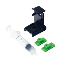3-in-1 inktcartridge-navulset met clip voor HP- en Canon-printers