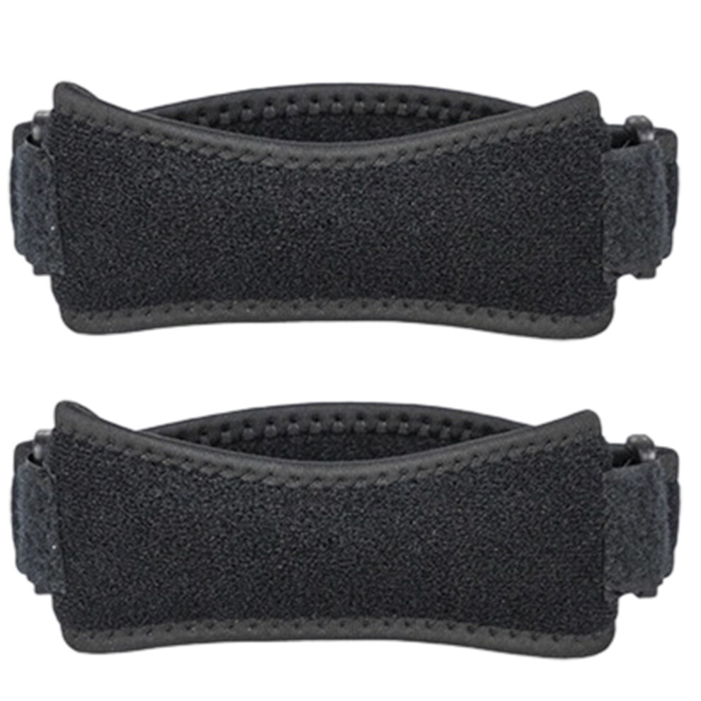 Black Elastic Patella Knee Brace Adjustable Knee Support Strap