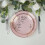 20 πλαστικά πιάτα σαλάτας και δείπνου Dusty Rose με χρυσό 1