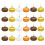 24-Piece Autumn Pumpkin Hanging Ornaments 1