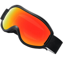 Windproof Ski Goggles Adult Outdoor Sports-Sand black frame imi