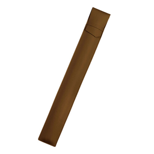 PU Leather Drumstick Storage Bag Waterproof Drum Stick-brown