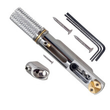 Reliability Headless Guitar Saddles Bridge Hardware-Silver