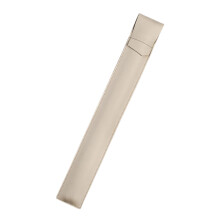 Tragbare Drumsticks-Aufbewahrungstasche aus PU-Leder,-Beige