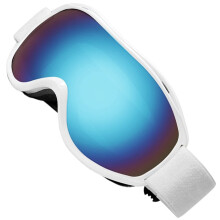 Ski Goggles Wide View Double Layer-Sand white frame whi