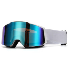 Unisex Ski Goggle With Wide Angles Impact-White frame light bl