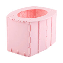 Outdoor Camping Portable Potty Outdoor Children Toilet-Pink