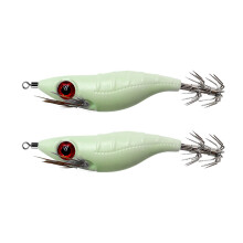 Tintenfisch-Jig-Angelköder mit Garnelen-Designs zum-Typ 002