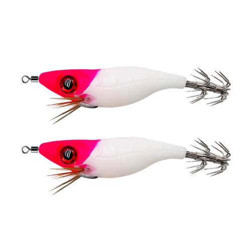 3D-künstliche Tintenfisch-Jig-Köder mit Garnelen-Designs-Typ 005