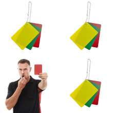 Jeu de cartes d'entraînement d'arbitre de football, 3 jeux de