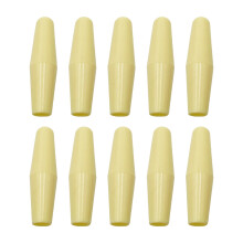 10Pcs Guitar Tremolo Arm Tips Whammy Bar Knobs Light-Yellow