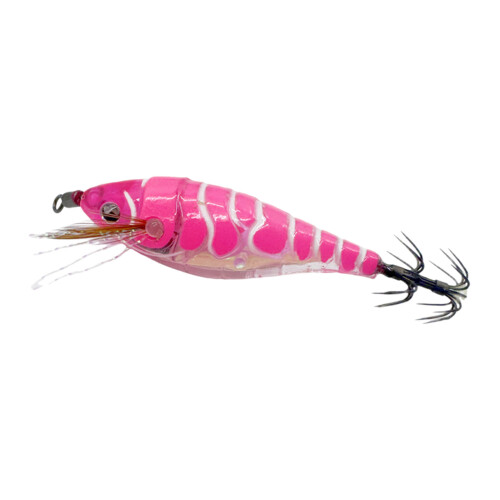 Luminously Squid Jigs Hook Fishing Lures Squid Cuttlefish-pink