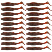 20 stuks Crankbaits T Tail Soft Baits Kunstaas Paddle-65 mm 1
