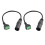 Betrouwbaarheid XLR-audiokabel Stevige constructie-Mannelijk 1