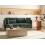 Beliani Modular Sofa 2 Seater EGERIS Corduroy Dark Green 2