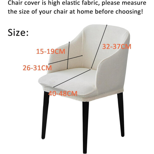 Stretch Dining Chair Covers – 2 Pack, Machine Washable, 1