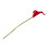 Artificial Silk Flowers 35 cm Red for Home Wedding Decor 2