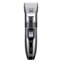 Tagliacapelli per peli di animali domestici 1200 mAh USB 18x4,5 cm Champagne