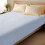 Flannel Sheet Set Queen Size Sky Blue 9163 in 4