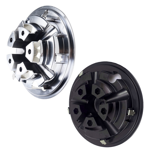 Couvre-roues de chariot de Golf à 5 rayons, capuchons de-Noir 1