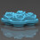 Rose-Shaped Silicone Ice Cube Tray – 4 or 6 Grid 4