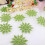 12pcs White Glitter Snowflake Ornaments 4in 3