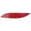 Rode autobumperreflector 20x4cm set van 1 4