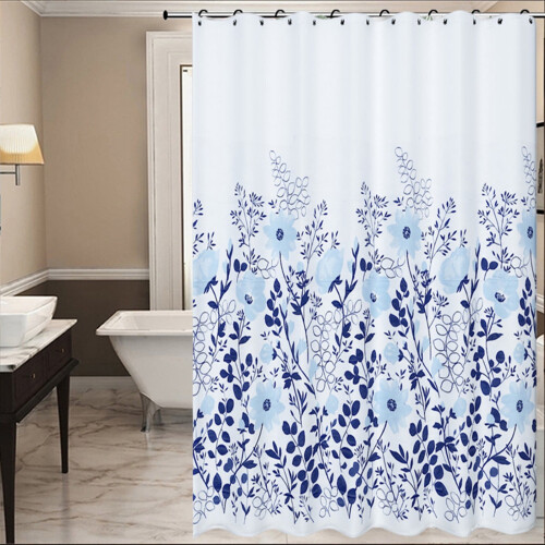 Waterproof Polyester Shower Curtain 180x120cm 1