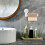 Witte toiletpapierhouder met zuignap 2