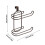 Toilet Paper Holder Over Tank Double Layer Black 3