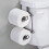 Toilet Paper Holder Over Tank Double Layer Black 4