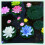 Floating Lotus Flower with Lily Pad 27cm Blue 2