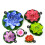 Floating Lotus Flower with Lily Pad 27cm Blue 4
