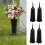 4-pack plastvas med minnesstång, 25 cm 1