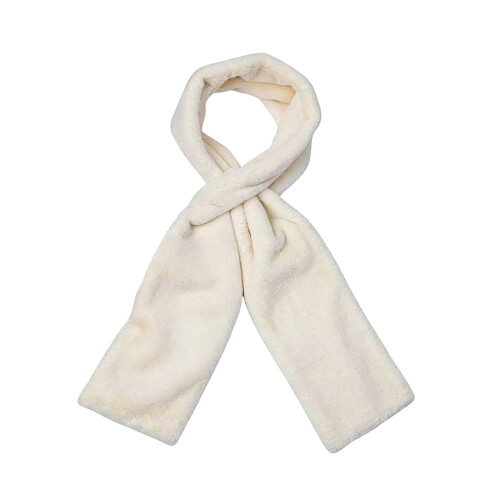 Faux Fur Scarf with Hidden Zip Pocket