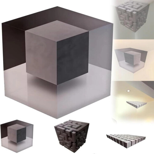 3D Optical Illusion Corner Wall Art