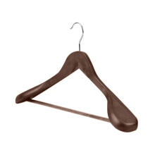 Wide Shoulder Wooden Coat Hanger – Retro Finish, 1 Pack