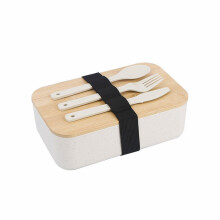 Japanese 2-Layer Lunch Box with Cutlery Set
