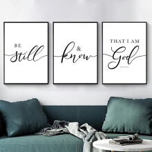 Be Still and Know I Am God Canvas Art