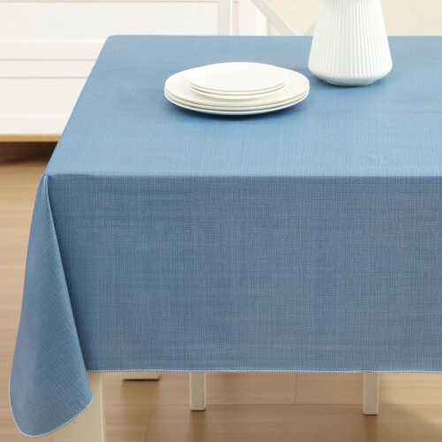 Vinyl Tablecloth with Flannel Backing 60 x 120 in