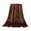 50x70cm Coral Flannel Throw Blanket – Brown 1