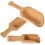 Wooden Tea Spoon Set 3pcs Beech Compact Kitchen Scoop 1