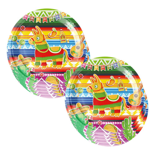 Carnival Party Paper Tableware Set – 10 Plates, Cups &